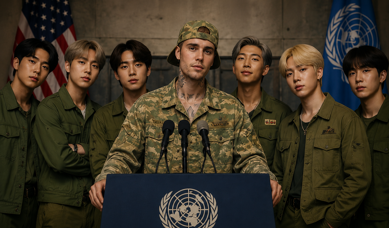 justin bieber bts korean album