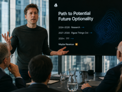 ceo of ai lab presenting the path to profitability