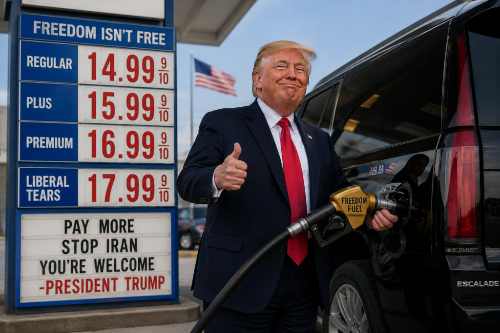 Trump Says Gas Prices Should Be Much Higher If Iran Even Thinking About Uranium